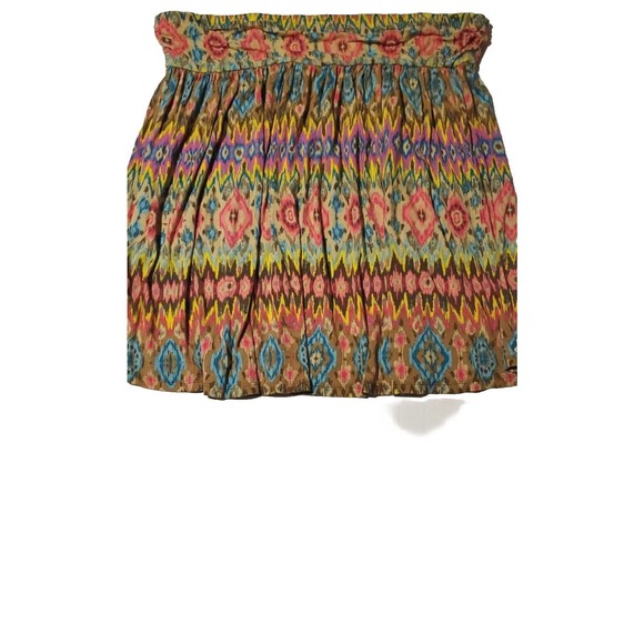 Lane Bryant Size 18/20 Stretch Colorful Argyle Tribal Diamond Print Mini Skirt - Picture 5 of 7